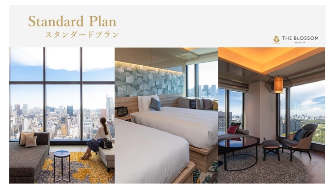 ◆【素泊まり】高層ホテルで優雅にホカンス。銀座・新橋・有楽町そば